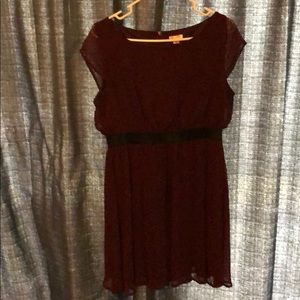 Maroon dress